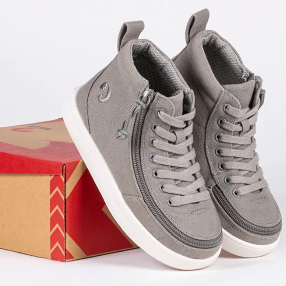 Dark Grey BILLY Classic D|R High Tops extra wide toddler size 5